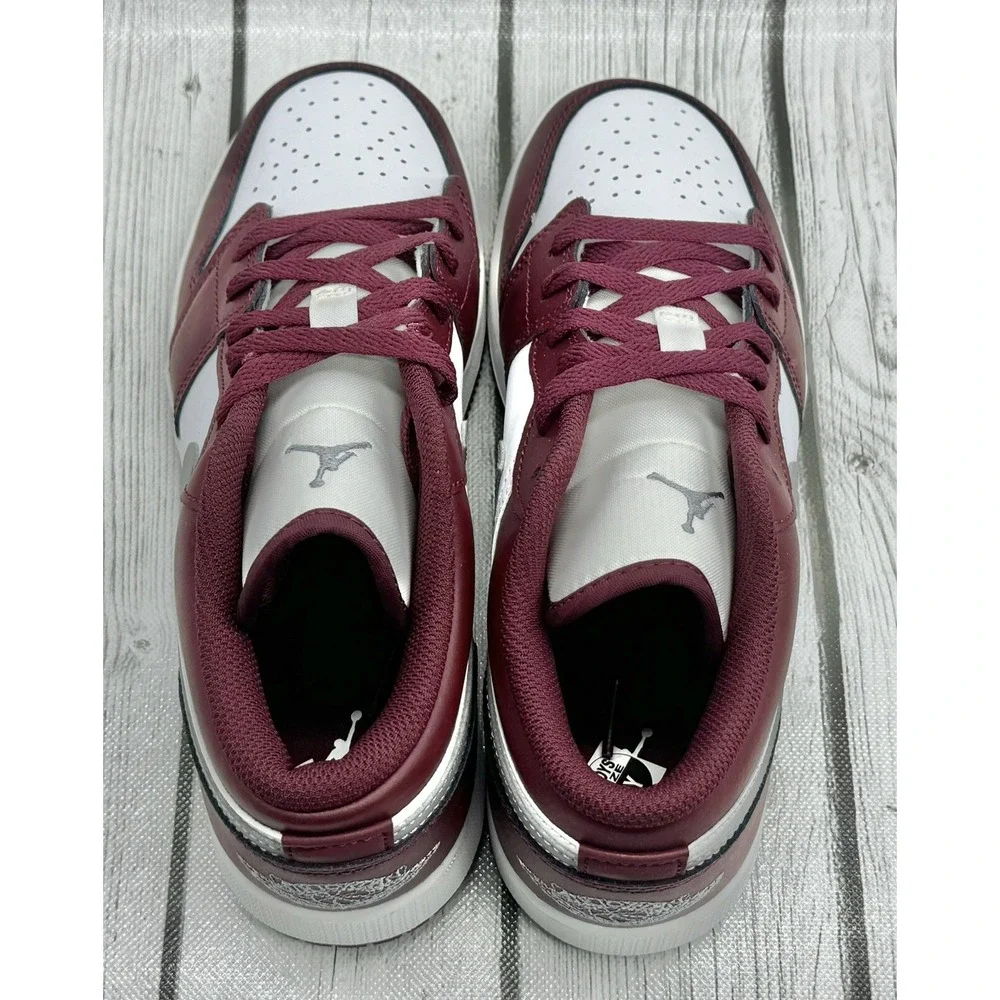 Nike Air Jordan 1 Low GS Cherrywood Red Size 6Y 553560‑615